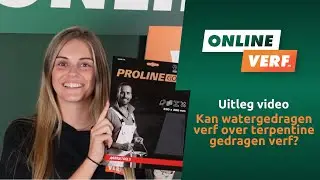 Kan watergedragen verf over terpentine gedragen verf? | Uitleg video