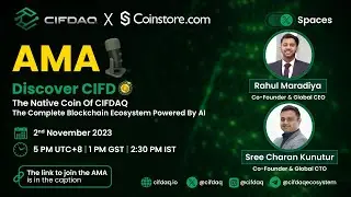 AMA : Coinstore x CIFDAQ