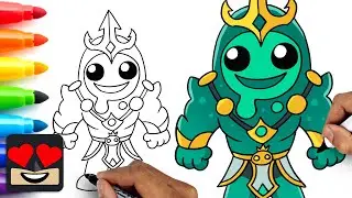 How To Draw Poseidon | Fortnite