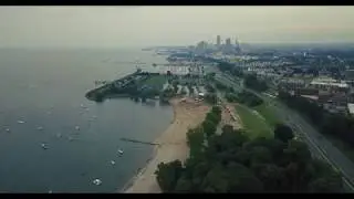A Look at Edgewater Live from the Air • Cleveland, Ohio