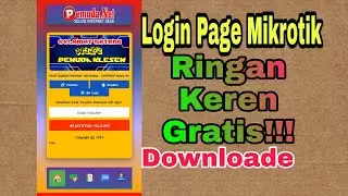 Login Page Mikrotik Hotspot Premium v.11 Free Download GRATIS!!
