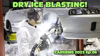 DRY ICE BLASTING ON THE INTEGRA! Is it safe??? | CARGEMS 2023 Ep.06