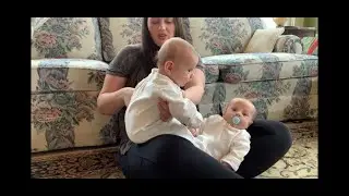 Feeding twins: How to tandem nurse twins anywhere without a nursing pillow
