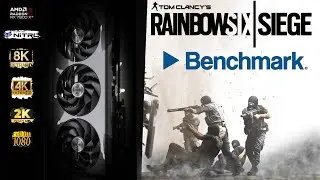 Sapphire Nitro 7800XT - R6 Siege benchmark - FHD+2K+4K +8K!