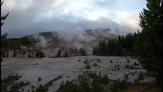 По дороге к Mammoth Hot Springs. Второй день отпуска