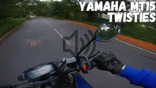 YAMAHA MT15 | Engine sound | Twisties | Cornering
