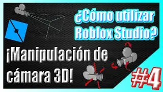 Como moverte en Roblox Studio [manipulación de cámara] | Como usar Roblox Studio #4