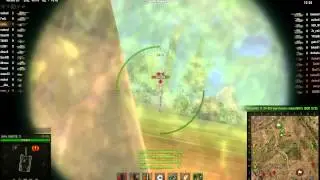 WorldOfTanks. Снайпер. Выстрел СУ-152 фугасницей с 641 метра.avi
