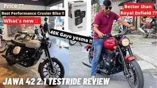 Jawa 42 2.1 BS6 Testride Nepal || New Rode Wireless Go 2 Unboxing | AKR