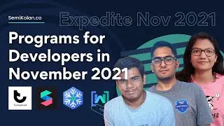 Developer Events you can be a part of in November 2021 | Expedite November 2021 | SemiKolan DevTalks