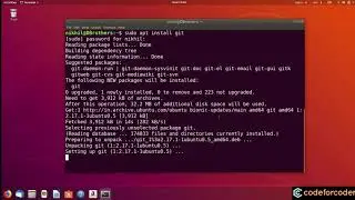 How to install git in Ubuntu? |  Git in Ubuntu | codeforcoder