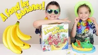 JEU - A FOND LES BANANES ! Qui sera le 1er à faire toutes les attractions ? - Jeu de société