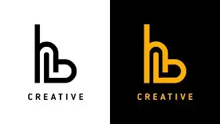 Letter H and B Creative Logo