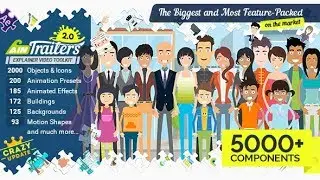 After Effects Template : Explainer Video Toolkit with Character Animation Builder