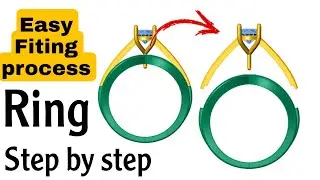 Fiting Diamond Ring #easy making process #matrix 9#cad jewelry #tutorial#54