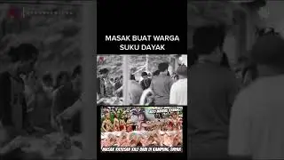 Masak babi ratusan kilo buat suku dayak