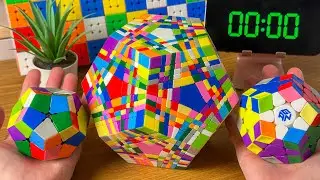 SPEED SOLVING Rubik’s Dodecahedrons of ALL SIZES