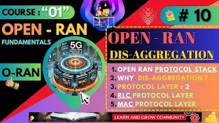 Session 10: Open RAN Protocol Stack | Disaggregation, RLC Protocol, Transmission Modes, MAC Layer