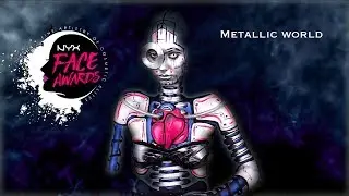 BELGIUM NYX PROFESSIONAL MAKEUP FACE AWARDS 2018 - TOP 10 - it's a metallic world - clmuasrfx