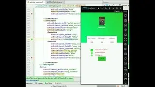 Material UI Design Profile using CardView In android