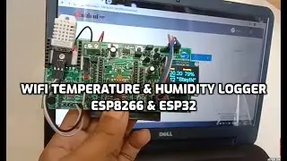 #4- WiFi temperature & humidity logger- uses ESP8266, ESP32, DHT22, AWS cloud