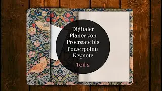 Digitale Planer von Procreate bis Powerpoint und Keynote erstellen — Teil 2 Ledercover — Deutsch