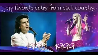 Eurovision 1990 - 1999 | my favorite entry from each country