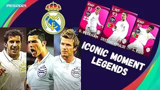 PES 2021 myClub | Iconic Moment Legends | Real Madrid | David Beckham, Cristiano Ronaldo & Luis Figo