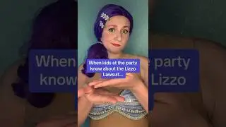 When kids at the party know about the Lizzo lawsuit… 