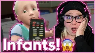 Can I manage 7 INFANTS?!?! 😱 || Sims 4 Infant Update