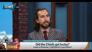 FIRST THINGS FIRST | Nick Wright HEATED Kansas City Chiefs Got LUCKY Vs Baltimore Ravens | NFL