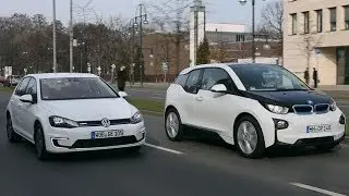 BMW i3 vs. VW E-Golf