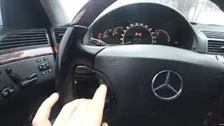 проверка уровня масла на Мерседес w220