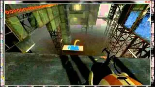 Lets Play Portal 2 Co-op with Gamebasher123 Part 14: How Did You Fall