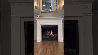 Realistic Traditional Electric Fireplace With Multiple Backgrounds & Sounds - SimpliFire Inception