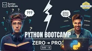 🔴 DAY - 11 : Python QR Code Generator Project Tutorial | Complete Beginner Guide | Live 🚀
