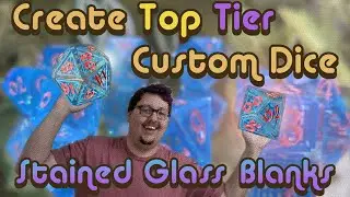 Creating Amazing Stained Glass Dice