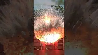 Firework vs Watermelon!