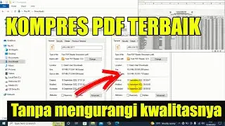 TUTORIAL KOMPRES FILE PDF TANPA MENGURANGI KUALITASNYA