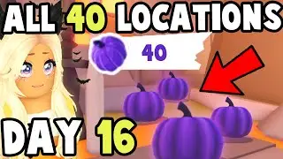 (Day 16) ALL 40 Purple Pumpkins in Adopt Me!