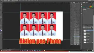 membuat action pas photo pada photoshop 