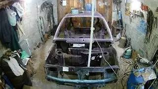 Ока, закончил сварку кузова. часть 3