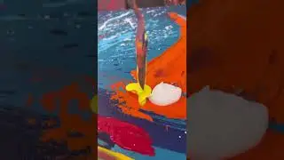 Abstract painting for Lapinoz outlet #abstractart #artshorts #abstract #artvideo #abstractpainting