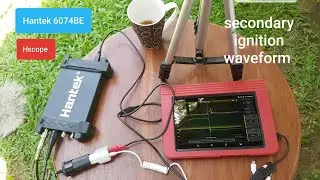 Secondary Ignition waveform capture with Hantek & Hscope | Oscilloscope for Automotive diagnostics