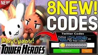 CODES NEW ❌ UPDATE CODES FOR TOWER HEROES IN 2024! ROB TITAN EVENT💥LOX TOWER HEROES CODES