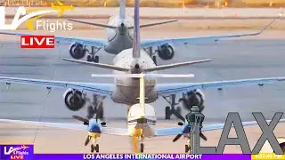 🔴LIVE LAX Airport | LAX LIVE | LAX Plane Spotting