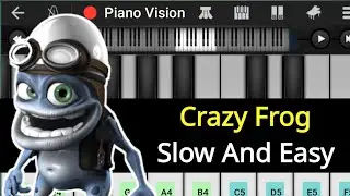 Crazy Frog - Axel F - Walkband Perfect Piano Tutorial  | By Piano Vision | Easy And Slow Piano