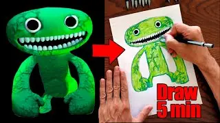 How to Draw Jumbo Josh from Garten of Banban - The Best Video Tutorial