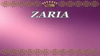 ZARIA! WHAT DO YOU MEAN?