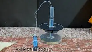Belly compactor working model || physics working model for school || trash compactor model